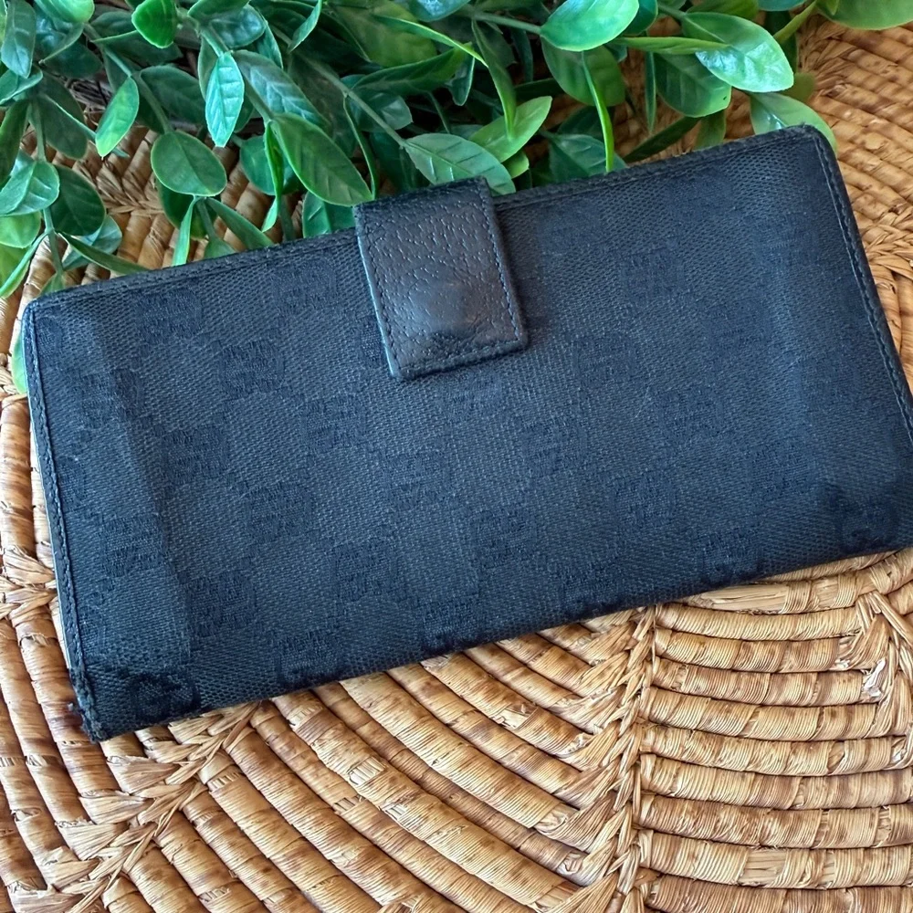 Gucci GG Black Women's Long Wallet - Picture 3 of 17